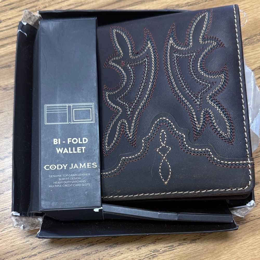 Brown Bi-Fold Wallet